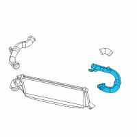 OEM Dodge Caliber Hose-INTERCOOLER Outlet Diagram - 5037922AE