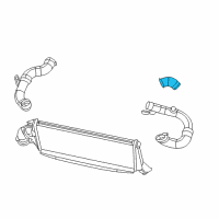 OEM Dodge Caliber Hose-INTERCOOLER Outlet Diagram - 5037923AE