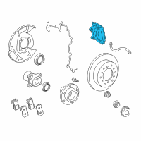 OEM Lexus LX570 Front Passenger Disc Brake Cylinder Assembly Diagram - 47730-60280