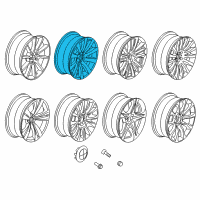 OEM 2015 BMW 528i Light Alloy Rim Diagram - 36-11-6-790-179