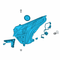 OEM Cadillac Composite Assembly Diagram - 84496130