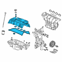 OEM 2016 Acura ILX Cover Assembly, Cylinder Head Diagram - 12310-RDF-A01