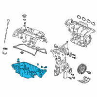 OEM 2015 Honda Accord Pan Assembly, Oil Diagram - 11200-5A2-A00