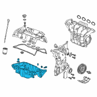 OEM Acura TLX Pan Assembly, Oil Diagram - 11200-5A2-A00