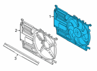 OEM 2020 BMW 228i xDrive Gran Coupe Fan Housing Diagram - 17-42-8-645-859