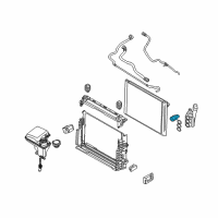 OEM BMW 650i Drain Plug Radiator Diagram - 17-11-2-247-346