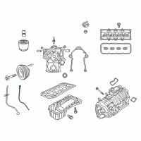 OEM 2014 Dodge Charger Indicator-Engine Oil Level Diagram - 5037739AB