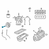 OEM 2016 Ram 1500 Bearing-Crankshaft Diagram - 68102976AB