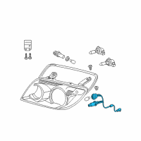 OEM Toyota 4Runner Socket & Wire Diagram - 81125-35440