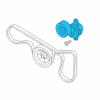 OEM Nissan Murano Tensioner Assy-Auto Diagram - 11955-3JA0B