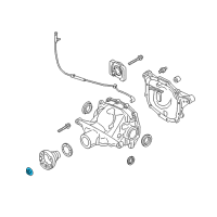 OEM 2019 Ford Mustang Lock Nut Diagram - FL3Z-4320-A