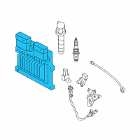 OEM 2009 Kia Optima Engine Ecm Electronic Control Module Diagram - 391012G180