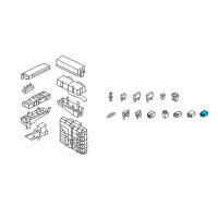 OEM Ford Flex Relay Diagram - AU5Z-14N089-FA