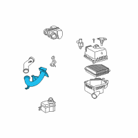 OEM Toyota RAV4 Air Inlet Diagram - 17751-0P090