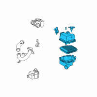 OEM 2008 Toyota RAV4 Air Cleaner Assembly Diagram - 17700-0P082