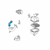 OEM Toyota RAV4 Air Inlet Diagram - 17752-0P060