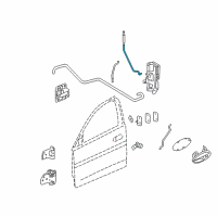 OEM 2007 Pontiac Grand Prix Rod-Front Side Door Locking Diagram - 10335629