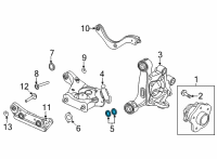 OEM 2021 Nissan Sentra Stopper-Arm Bush Diagram - 55044-6LB0B