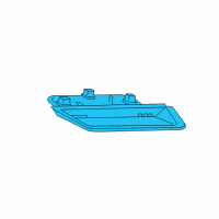 OEM 2014 Dodge Dart Lamp-Center High Mounted Stop Diagram - 68081398AD