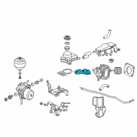 OEM 2015 Honda Civic Master Cylinder Set Diagram - 01461-SNC-G01