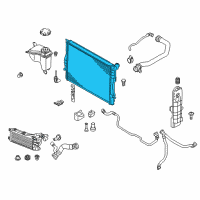 OEM 2009 BMW 335d Radiator Diagram - 17-11-7-794-488