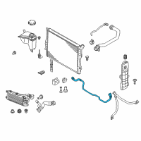 OEM 2009 BMW 335d Line, Branch, Engine Feed Diagram - 17-12-7-805-261