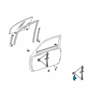 OEM 2001 Toyota RAV4 Window Motor Diagram - 85720-42070