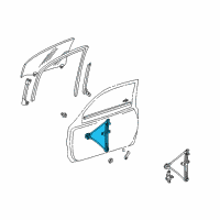 OEM 2005 Toyota RAV4 Regulator Sub-Assy, Front Door Window, RH Diagram - 69810-42170