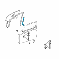 OEM 2001 Toyota RAV4 Guide Channel Diagram - 67404-42010