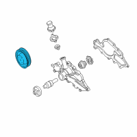 OEM 1996 Ford Aerostar Pulley Diagram - F69Z-8509-AA