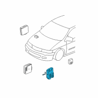 OEM 2006 Honda Pilot Box Assembly, Passenger Fuse Diagram - 38210-S9V-A14