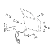 OEM 2002 Cadillac Escalade EXT Lock Cylinder Assembly Diagram - 15822397