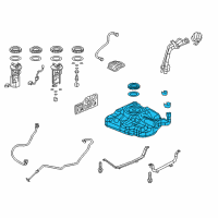 OEM 2013 Honda Civic Tank Set, Fuel Diagram - 17044-TX8-A01