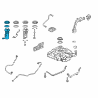OEM Honda Civic Module Assembly, Fuel Pump Diagram - 17045-TR0-A70