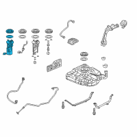 OEM 2014 Honda Civic MODULE, FUEL PUMP Diagram - 17045-TR0-L11