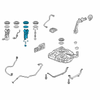 OEM Honda Filter Set, Fuel Diagram - 17048-TR0-L00