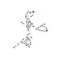 OEM 2017 Infiniti Q60 Nut-Knuckle Spindle Diagram - 40262-EG000