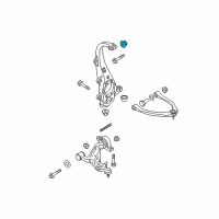 OEM 2017 Nissan 370Z Nut-Knuckle Spindle Diagram - 40262-EG000