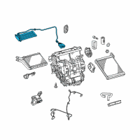 OEM 2010 Toyota Matrix Heater Diagram - 87710-02040