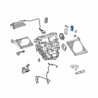 OEM Toyota Corolla Expansion Valve Diagram - 88515-02420