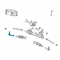 OEM 2018 Buick Envision Rod Asm-Steering Linkage Outer Tie Diagram - 23272690