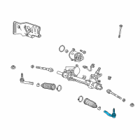 OEM Buick Envision Outer Tie Rod Diagram - 23272689