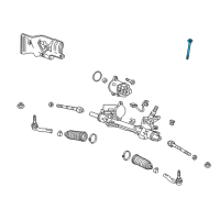 OEM Buick Envision Gear Assembly Bolt Diagram - 11610913