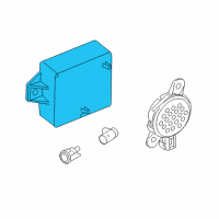 OEM 2008 Ford E-350 Super Duty Module Diagram - 7C2Z-15K866-A