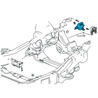 OEM 2021 Chevrolet Silverado 1500 Front Mount Diagram - 84924367