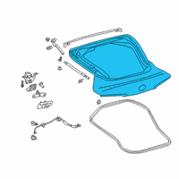 OEM Toyota Lift Gate Diagram - 64401-WAA01