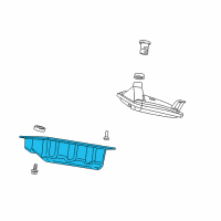 OEM 2008 Dodge Avenger Trans Pan-Transmission Oil Diagram - 5078556AA