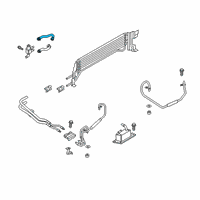 OEM Ford Escape Upper Hose Diagram - CV6Z-18N345-U