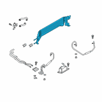 OEM 2013 Ford Escape Transmission Cooler Diagram - CV6Z-7A095-B