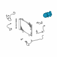 OEM 2012 Lexus IS250 Reman Compressor Diagram - 88320-3A300-84